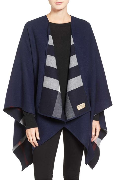 Main Image Burberry Reversible Merino Wool Cape Fall Winter Outfits