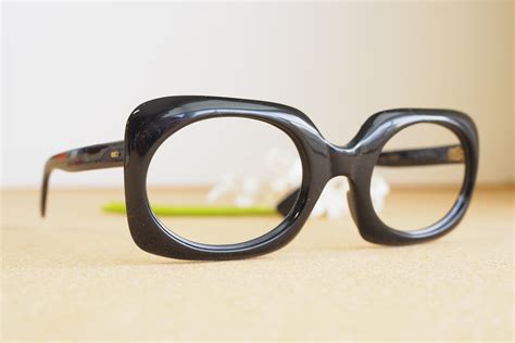 Vintage Eye Glasses 1960 S Pop Art Thick Made In France Etsy Vintage Eye Glasses Vintage