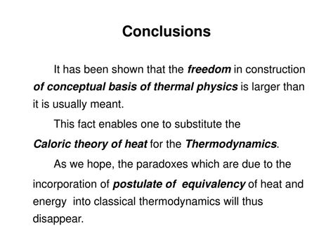 PPT - CALORIC THEORY OF HEAT PowerPoint Presentation, free download ...