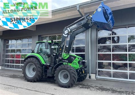 Deutz Fahr agrotron 6160 powershift allgäu paket mit frontlader