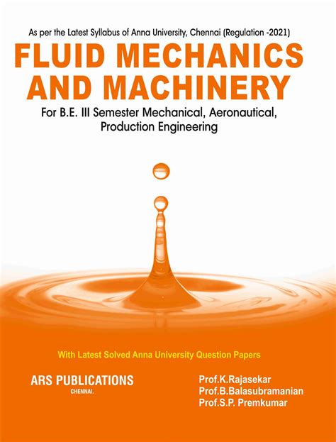 Fluid Mechanics And Machinery Ars Publications