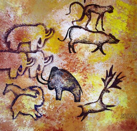 Peintures Pari Tales D Apr S La Grotte Chauvet Domi Dessins Et