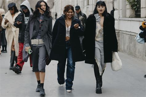 Mini Skirts And Boots Ruled The Streets On Day 2 Of Paris Fashion Week