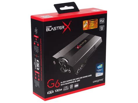 Обзор Creative Sound BlasterX G6 — i2HARD