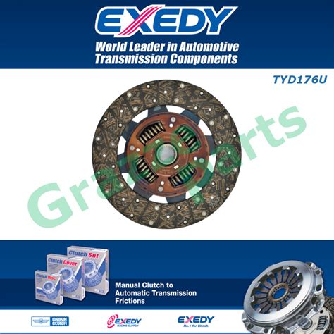 Exedy Daikin Clutch Disc Plate TYD176U For Hino Ranger Daihatsu Delta