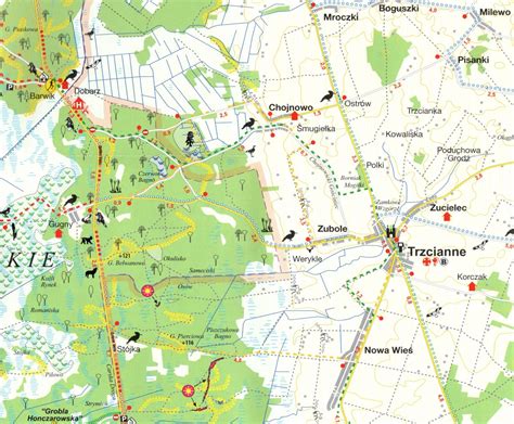 BIEBRZAŃSKI Park Narodowy mapa turystyczna 1 50 000 ATIKART 2021