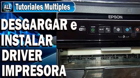 Como Descargar E Instalar Driver Impresora Epson L Y Otros Modelos