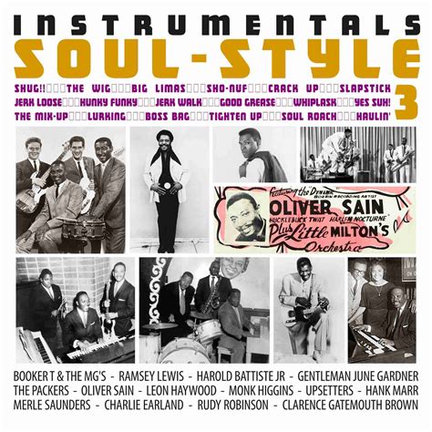 Instrumentals Soul Style Vol 3 1965 1966 2cd Rhythm And Blues Records