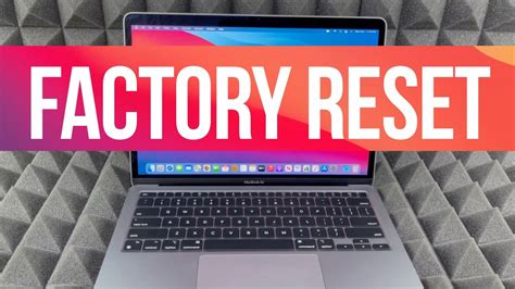 How To Factory Reset MacBook Air M1 YouTube