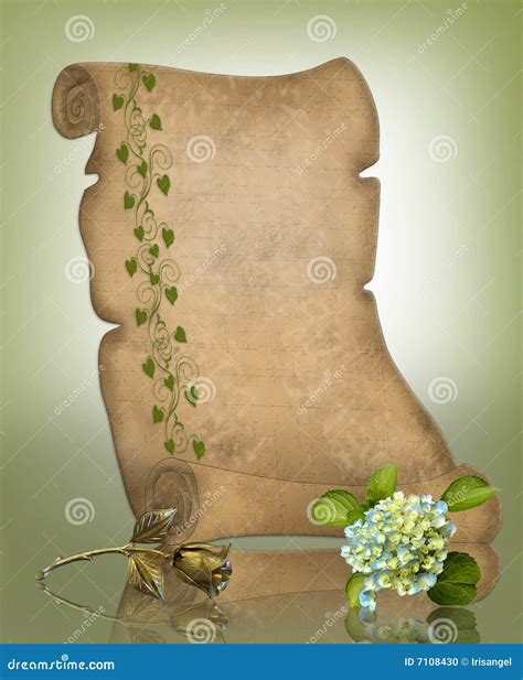 Parchment Scroll Background Stock Photo - Image: 7108430