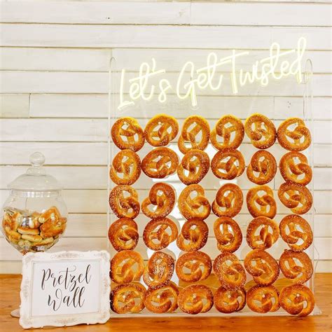 Pretzel Wall Tasty Stations By Stacy