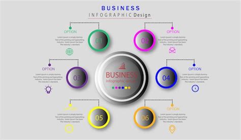 Infografik Designvorlage Mit 6 Optionen Oder Schritten Premium Vektor