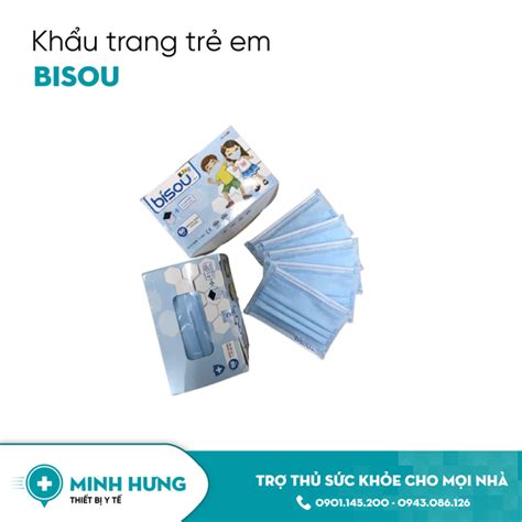 Khẩu Trang Trẻ Em Bisou Thiết Bị Y Tế Minh Hưng