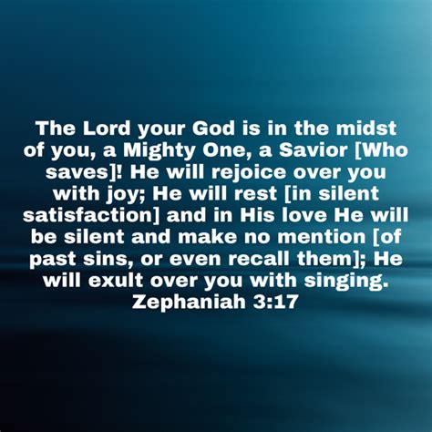 Zephaniah The Lord Your God Is In The Midst Of You A Mighty One A