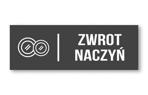 Tabliczka Zwrot Naczy X Cm Pcv Mm Uv Multeo Cena Opinie