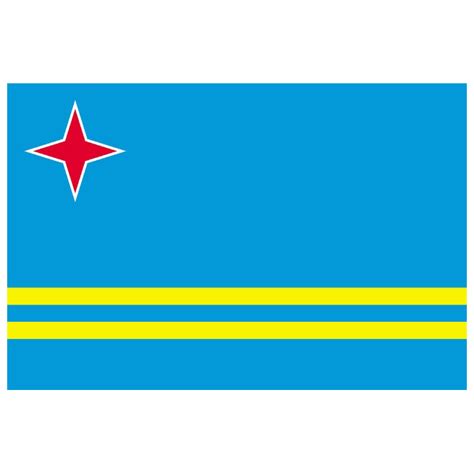 Aruba flag.eps Royalty Free Stock SVG Vector