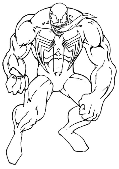 Anti Venom Coloring Pages Coloring Pages