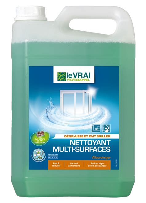 Le Vrai Professionnel Nettoyant Multi Surfaces L Action Pin