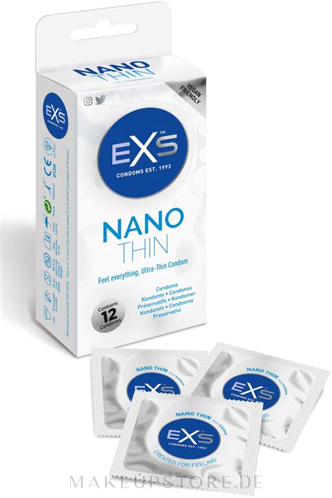 EXS Condoms Nano Thin Ultra Ultradünne Kondome 12 St Makeupstore de