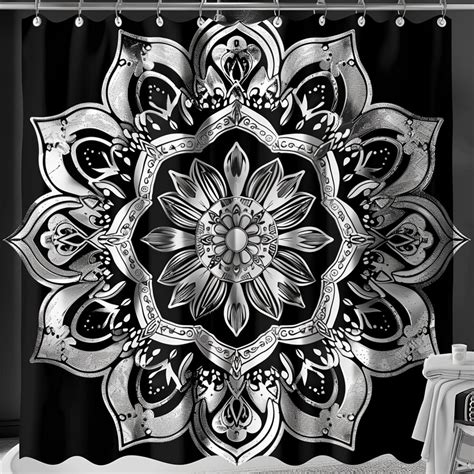 Transform Your Bathroom With Boho Chic Mandala Shower Curtains Add A