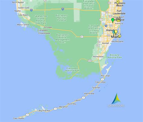 Map The Florida Keys - GaskaTours, Inc.