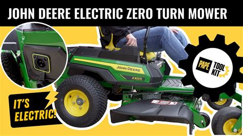 Electric Zero Turn Mower From John Deere Youtube