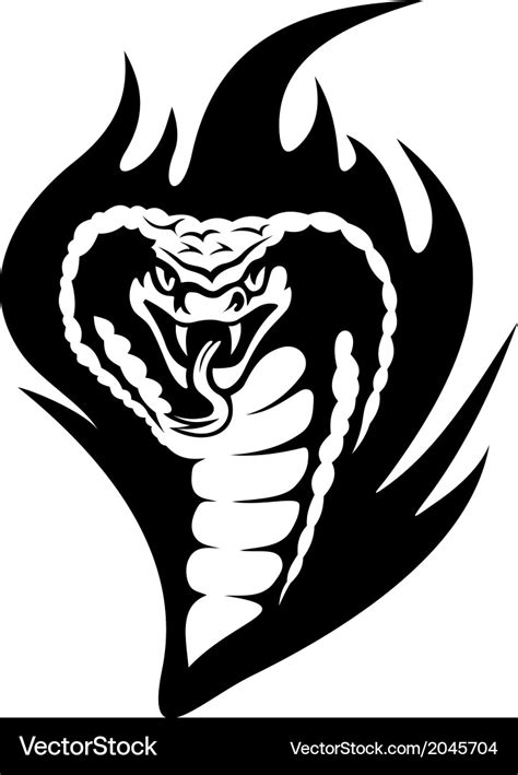 Cobra Tattoo Royalty Free Vector Image VectorStock