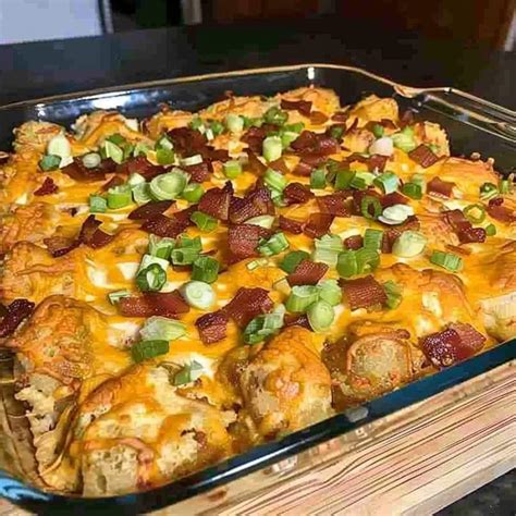 Chicken Bacon Ranch Tater Tot Casserole Maktac Recipes