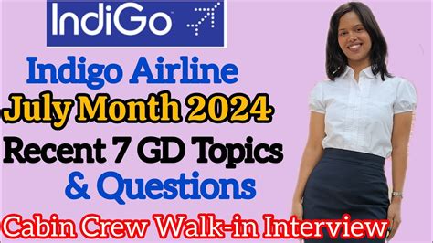 Indigo Airline Recent Gd Questions July Month Cabin Crew Walk In