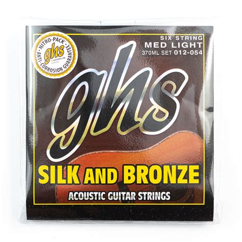 Ghs Silk And Phosphor Bronze 12 54 Acoustic Guitar Strings Strings Direct