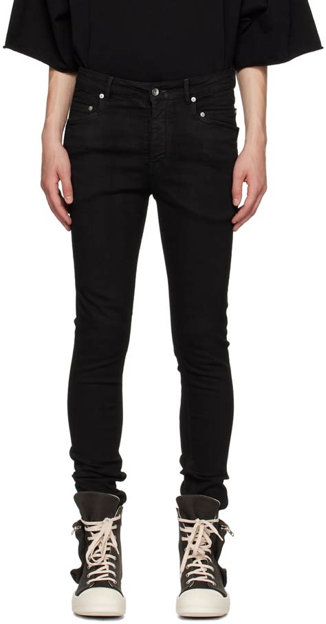 Rick Owens DRKSHDW Black Tyrone Cut Jeans Rick Owens Drkshdw