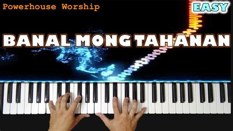 Banal Mong Tahanan - Powerhouse Worship Version l EASY Piano Cover ...