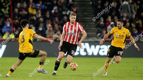 Kristoffer Ajer Brentford Action During Vs Editorial Stock Photo