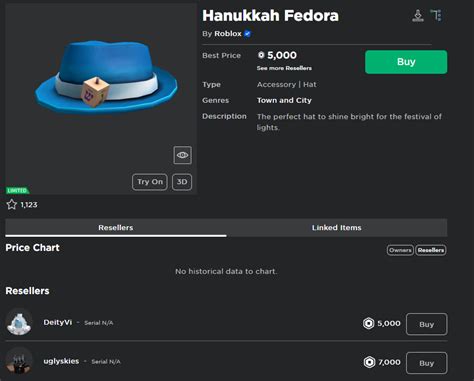 Roblox Trading News Rolimon S On Twitter New Limited Hanukkah