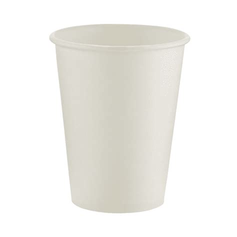 8 Oz Paper Hot Cup White 1000 Case Eco Pliant