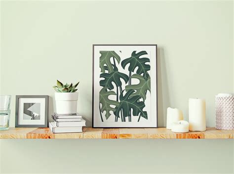 Monstera Leaf Print - Etsy