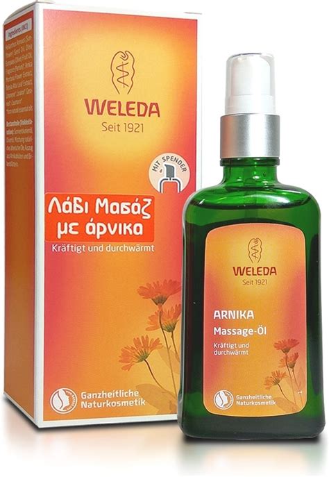 Weleda Arnica Massage Λάδι για Μώλωπες 100ml Skroutz gr