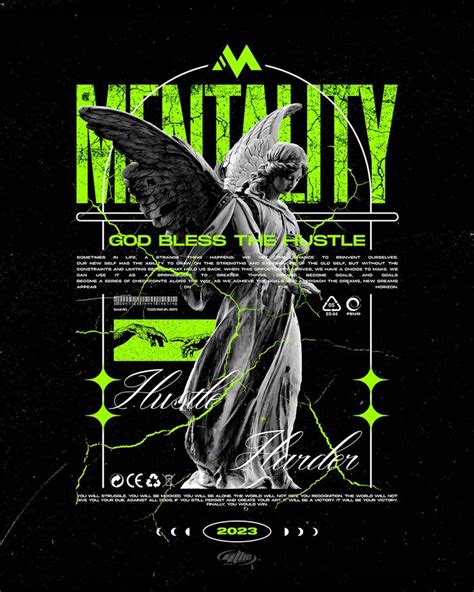 A Poster With An Angel On It For Mentality