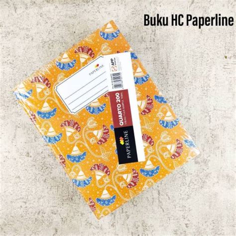 Jual Buku Hardcover Paperline Quarto 200 Lembar Q200 Shopee Indonesia