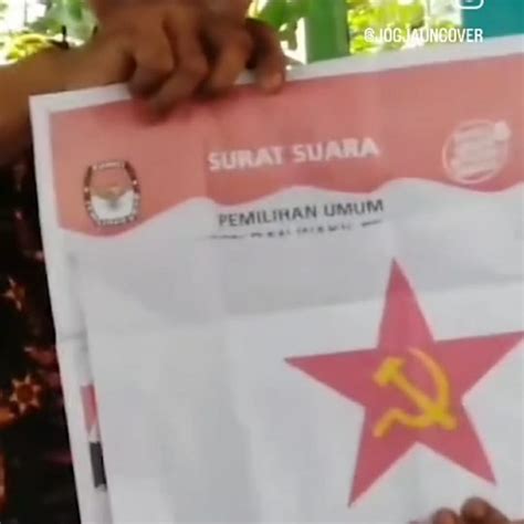 Logo Palu Arit Ditemukan Saat Perhitungan Suara Di Semarang