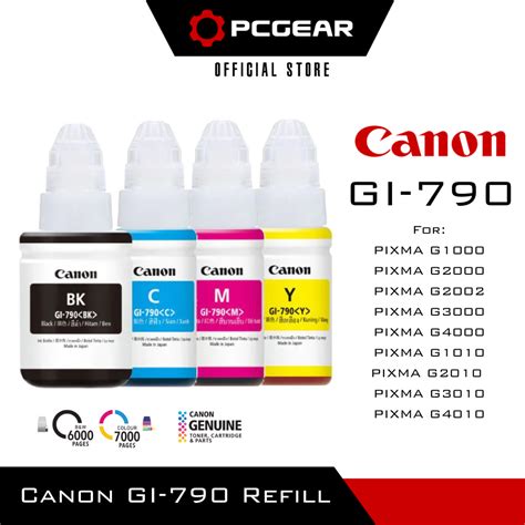 Original CANON CI 790 GI 790 Ink Bottle Refill PCGear