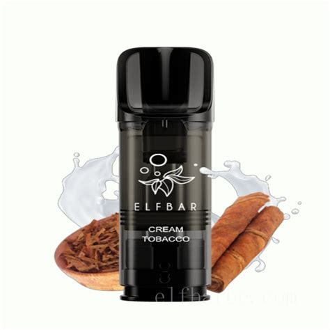 ELF BAR ELFA Pro Prefilled Pod 600 Trekjes Cream Tobacco 2 Ml 10 Pack