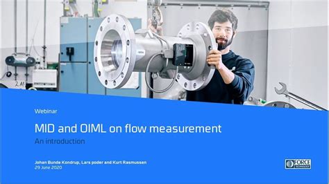 Webinar Introduction To Oiml And Mid In Regards To Flow Measurement