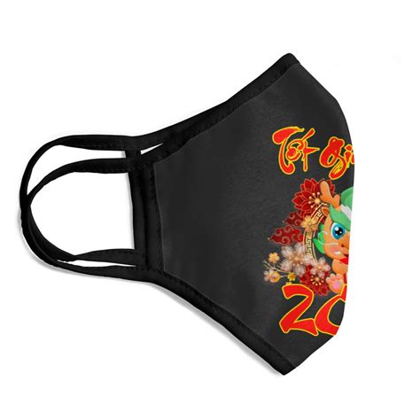 Vietnamese Lunar New Year Decorations 2024 Tet Giap Thin Face Masks ...