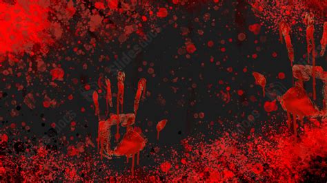 Halloween Festival Bloody Red Doodle Blood Powerpoint Background For