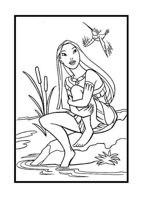 Pocahontas Coloring Pages For Kids