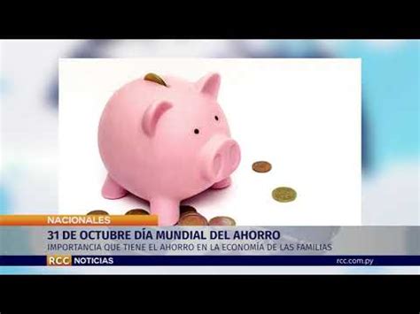 De Octubre Dia Mundial Del Ahorro Actualizado Noviembre