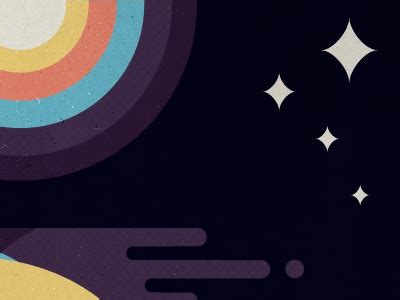 Rainbows In Space By Micah Lindenberger On Dribbble