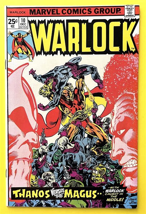 Warlock 10 Origin Of Thanos And Gamora 1975 Comic Books Bronze