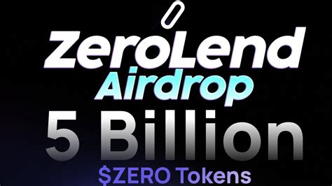 ZeroLend Airdrop Guide 5 BILLION ZERO TOKENS YouTube